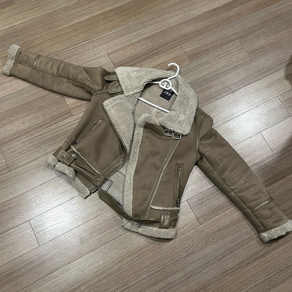 Zara fur jacket